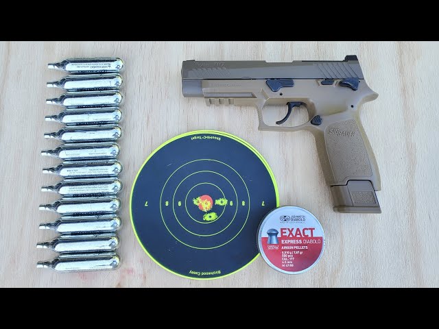 SIG SAUER M17 Air Pistol Magazine - .177 Cal Pellet, 20-Round, With CO2 Housing