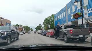 Dryden Ontario Canada - Driving In Town