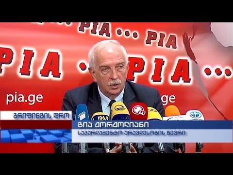 საპარლამენტო უმრავლესობის წევრის გია ჟორჟოლიანის პრესკონფერენცია