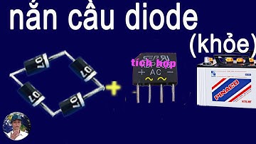 bộ nắn cầu diode, cách đấu song song bộ nắn cầu đi ốt