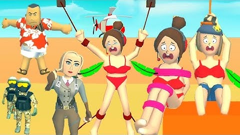 Rescue Agent 3D - Game All Levels with Best Moments Very Satisfying Gameplay