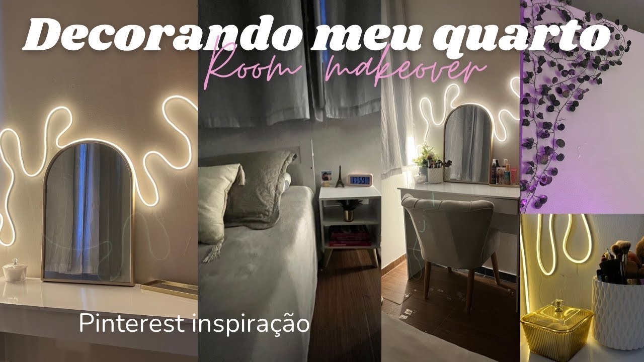 Decorando meu quarto 🎀 Estilo pinterest