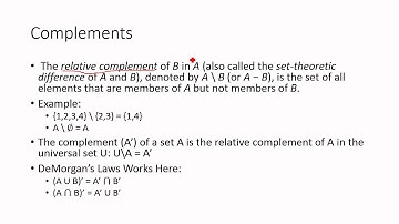 Sets - Discrete Math Structures 4