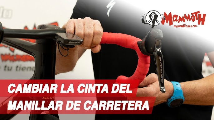 Cinta manubrio Bicicleta Carrera MTI Carbono Rojo