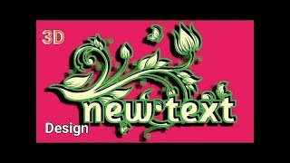 3D design | how to make logo on android | pixel lab app | pixel lab glass font screenshot 3