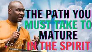 THE PATH YOU MUST TAKE TO MATURE IN THE SPIRIT - APOSTLE JOSHUA SELMAN MESSAGE 2024