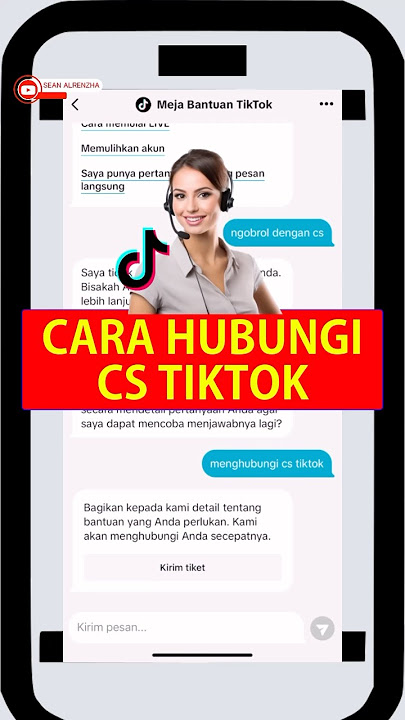 Cara Menghubungi CS TikTok #shorts #tiktok #tiktoksupport #cstiktok #seanalrenzha