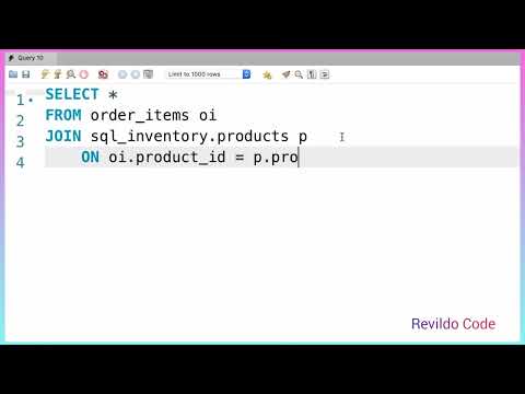 Joining Across Database MySQL | MySQL full course | Full tutorial for beginners | #revildo_code