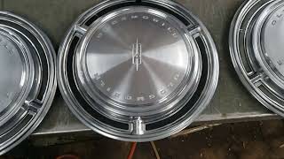 Athlete Statistics 1969 Oldsmobile Hubcaps Delta 88 Royale 98 Wheel Covers