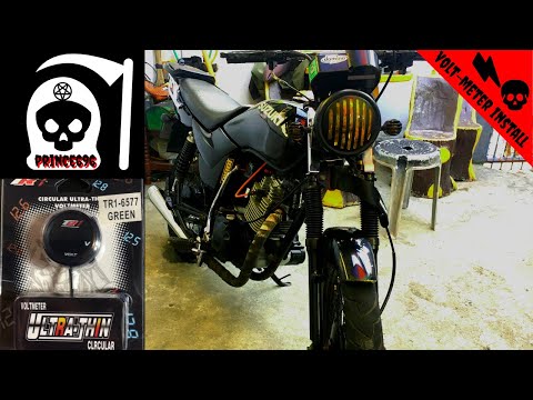 HOW TO INSTALL VOLTMETER ON SUZUKI GD110 ||TUTORIAL||CLASSIC BUILD