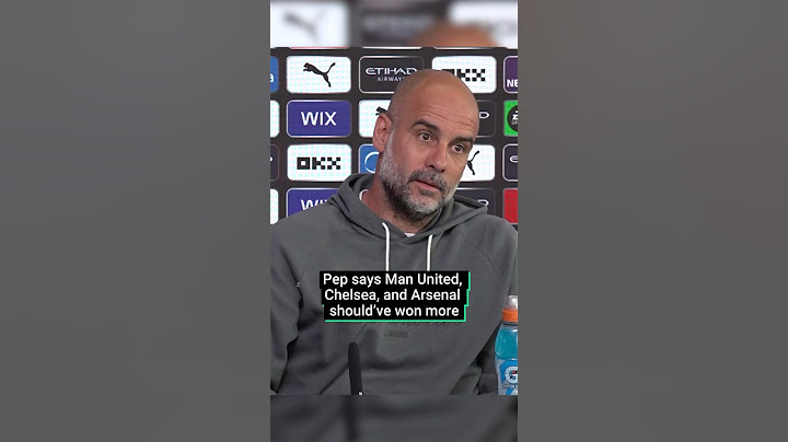 Pep Guardiola Takes A Dig At Man United, Chelsea and Arsenal 😳