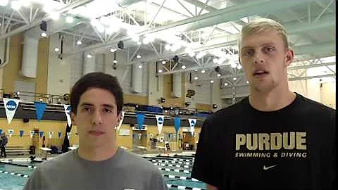 Gutierrez, Barta & Ross -- Men's Swim-Dive Opening...