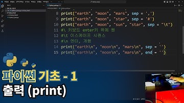 파이썬(Python) 기초 - 출력(print)