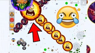 قيم بالصوت-دعسني وانتقمت بكانون?Agar.io Mobile Uncut اقاريو