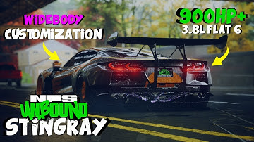 CHEVROLET CORVETTE STINGRAY HAS THE WIDEST WIDEBODY CUSTOMIZATION!!!  - NFS UNBOUND (4K PC GAMEPLAY)