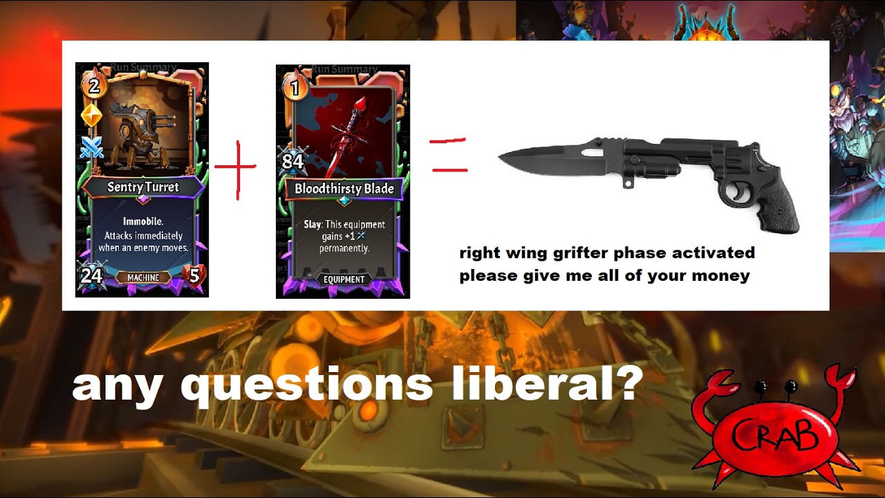 I've Created A Gun That Shoots Knives To Own The Libs! | CLICKBAIT (Monster Train 2 Cov10 Gameplay)