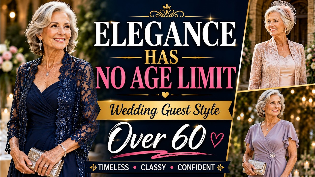 Over 60& Fabulous: The Best Wedding Guest Outfit for Mature women Over 60& Fabulous: The Best Wedding Guest Outfit for Mature women