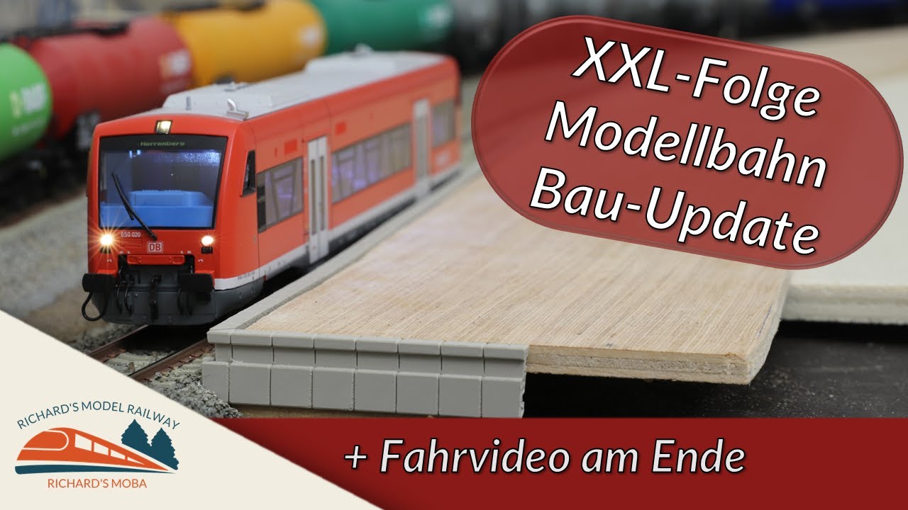 XXL Modellbahn Bau-Update! Haltepunkt-Bau, Neuzugänge, Ausblick und moderne Züge