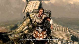 Legate Rikkes dialogue at the Battle of Whiterun. (Skyrim)
