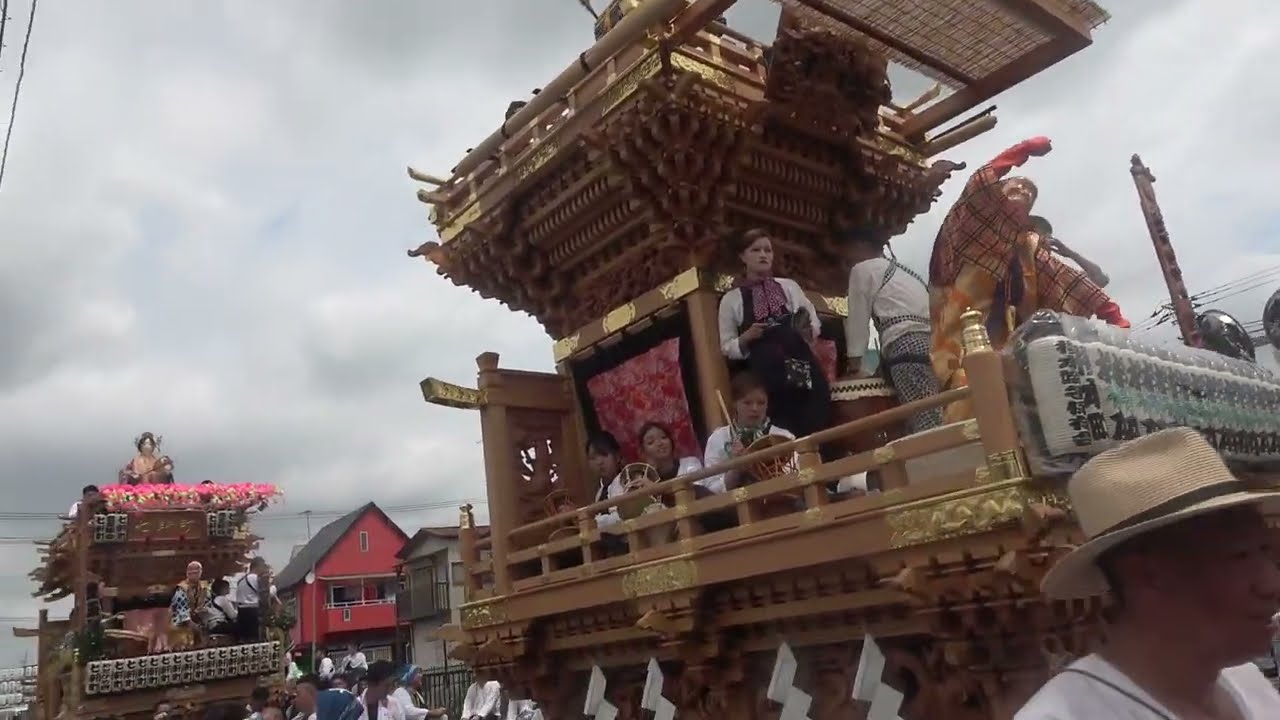 鉾田の祭り/初日午前中/茨城県鉾田市/令和６年８月２４日