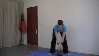 Kettlebell Routine: How to do a 2 hand kettlebell swing