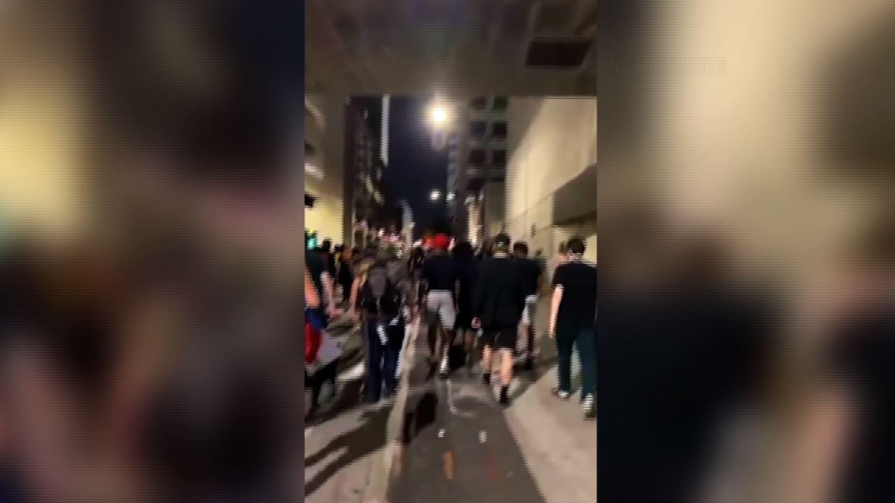 Video shows Charlotte police using tear gas