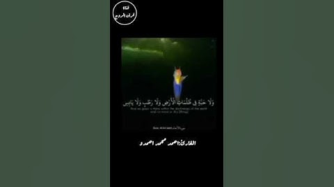 القرآن شفاء الروح 🫀 القارئ أحمد محمد احمدو 🤎