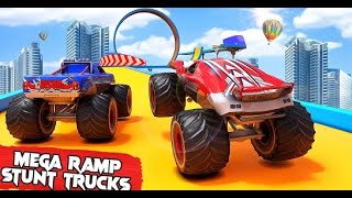 game đua xe tải quái vật/Top Monster Truck Stunts: Free Car Racing Games/game wfk screenshot 1