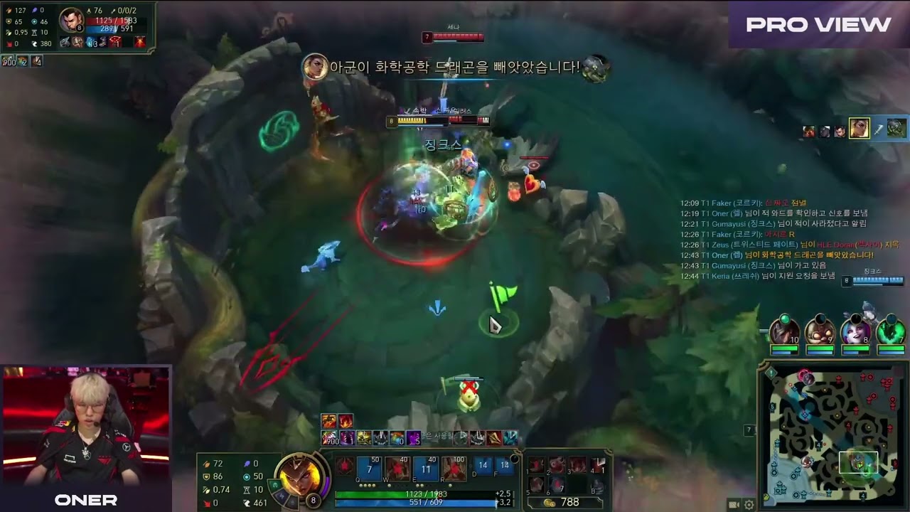 Oner Rell Pro View | T1 vs HLE | LCK 2024 Spring Playoffs R2