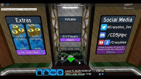 Roblox FE2 Test map | Volcano by Supermstarrobloxian | (Very easy and then Impossible)