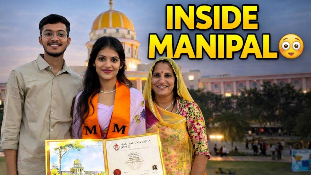 Mummy Ka Sapna Pura ❤️ | Manipal University Jaipur Convocation Vlog