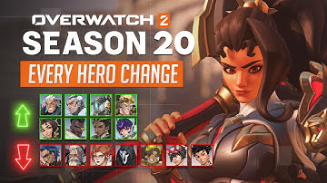 Overwatch 2 - EVERY HERO CHANGE for Season 20: VENDETTA