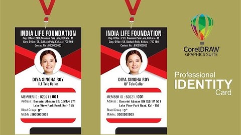 How to make Professional Identity Card Design in CorelDRAW | Techpro Deb
