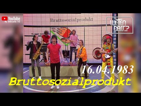 Geier Sturzflug - Bruttosozialprodukt (Wetten Dass 16.04.1983)