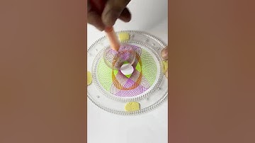 ASMR Spiral Audio for Rest | Satisfying Spirograph Art for Relaxation! #art #shorts #spirograph