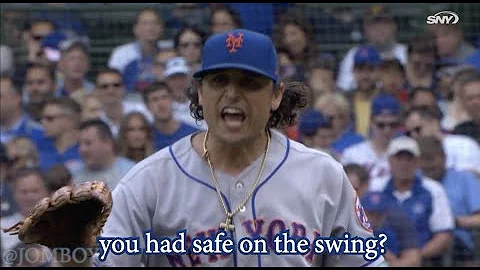 The umps miss a swing call and Jason Vargas gets s...
