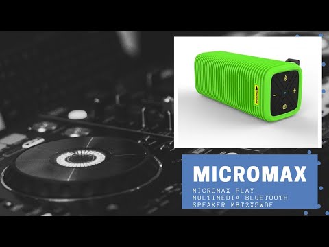 micromax play bluetooth speaker