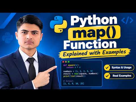 Python map() Function Explained with Examples | Python Tutorial for Beginners