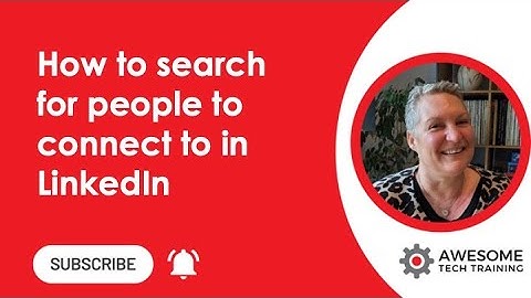 How to search for people to connect to in LinkedIn