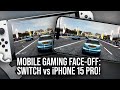 Mobile gaming faceoff nintendo switch vs apple iphone 15 pro