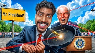 I Became a Bodyguard to Save The President!!