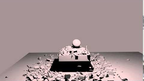 Blender building destruction demo