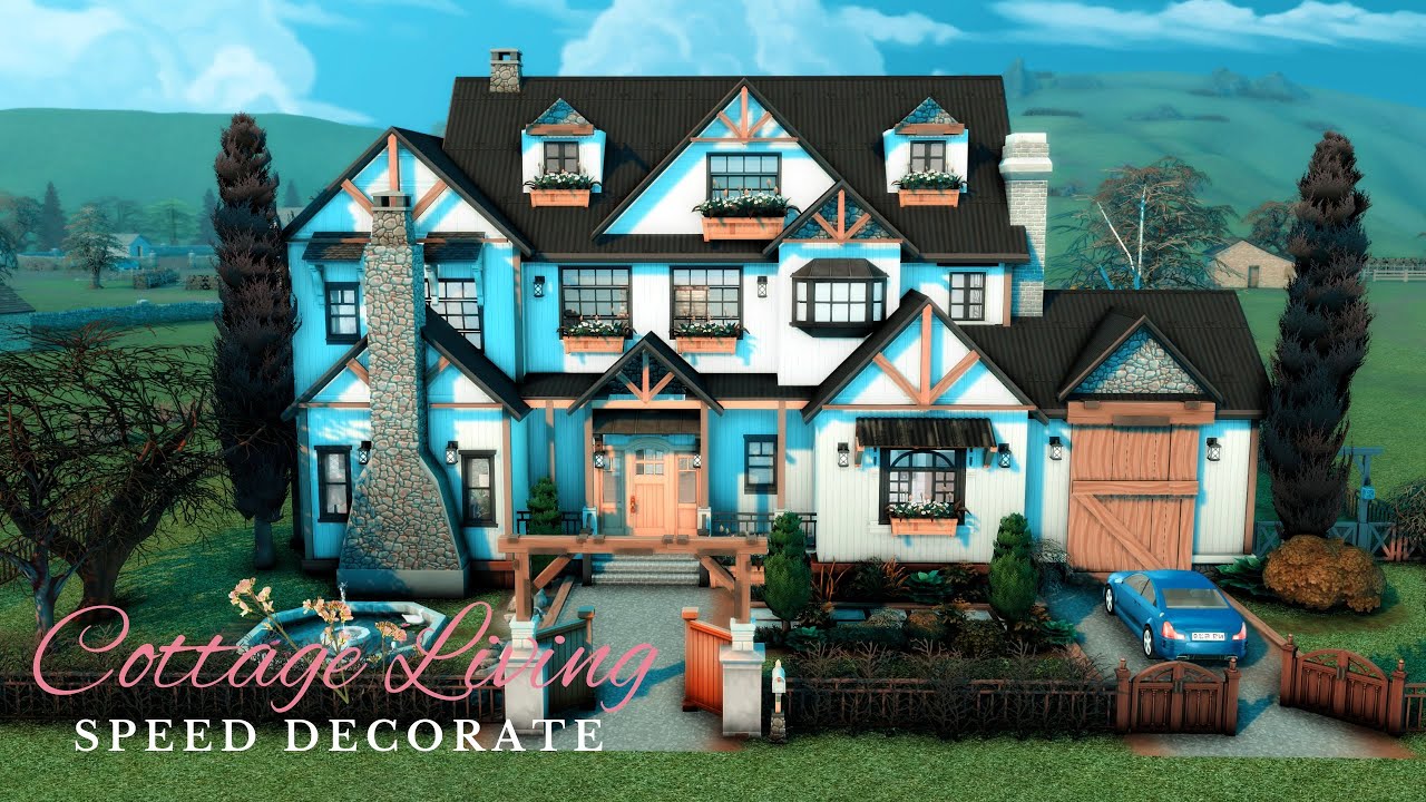 Antoinette's Home🦢👒 // The Sims 4: Speed Decorate