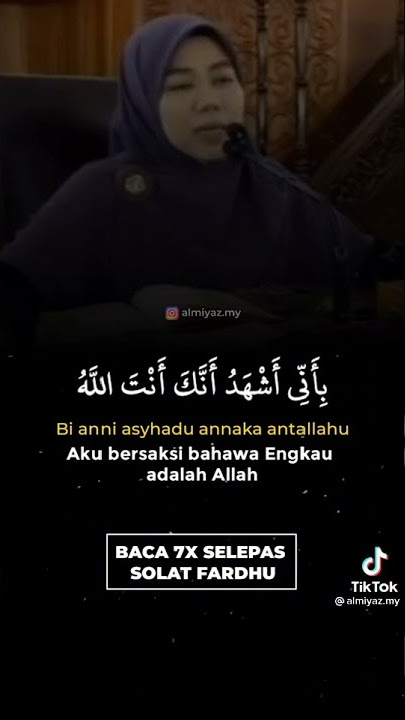 Doa Yang Tidak Pernah Ditolak - Ustazah Norhafizah Musa