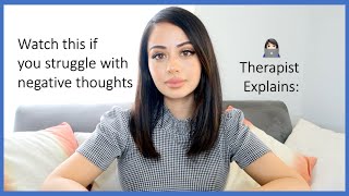 Therapist Explains: Reframe your negative thoughts + Cognitive distortions in CBT with examples