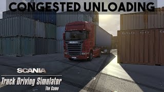 Scania Truck Driving Simulator - Congested Unloading
