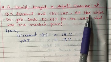 MP, Discount and VAT ll Class 10 ll SEE ll IR Simkhada