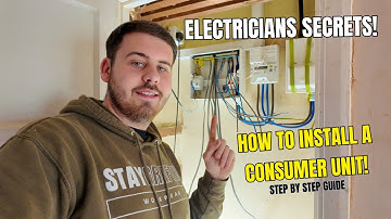 How to install a consumer unit! Sharing electricians trade secrets. Step by step walkthrough.