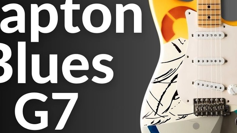 Eric Clapton Style Blues Backing Track In G Major (G7)