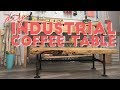 DIY LIVE EDGE INDUSTRIAL COFFEE TABLE DIY LIVE EDGE INDUSTRIAL COFFEE TABLE
